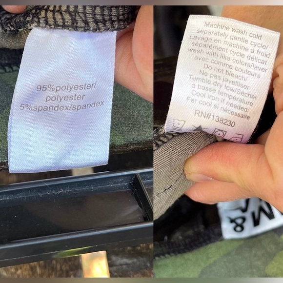 Pam & Gela Camouflage Velvet Track Pants in Sz XS/0 - Picture 10 of 15